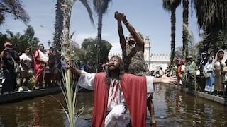 Semana Santa 2026: Así fue la representación del bautizo de Jesús en el Rímac (FOTOS)