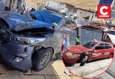 Un muerto y dos heridos tras múltiple choque en La Oroya