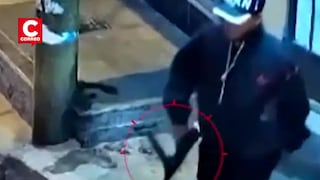 Delincuentes usan metralleta para asaltar una tienda, en Huaycán (VIDEO)