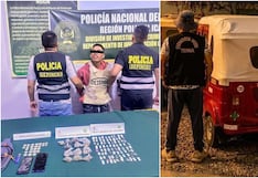 Policía detiene a sujeto con drogas y en otra intervención recuperan mototaxi robada