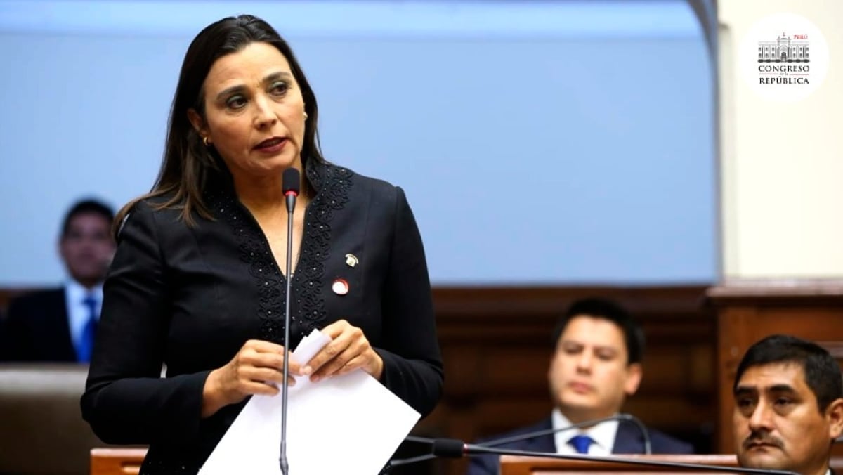 La legisladora de Fuerza Popular sostuvo que retirar al ministro del Interior podría afectar la lucha contra la delincuencia. La moción fue presentada por sectores de oposición tras cuestionamientos a su gestión frente a la inseguridad. (Foto: Congreso/ Archivo)