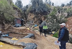 La Libertad: Policía detecta labores mineras ilegales junto a campos de sembríos