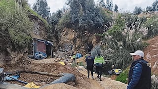 La Libertad: Policía detecta labores mineras ilegales junto a campos de sembríos