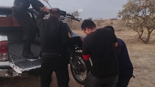 Piura: Serenazgo y policía recuperan motocicleta robada