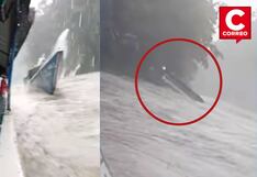 Cusco: Rescatan a 25 personas tras naufragio de embarcación en el río Urubamba