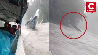 Cusco: Rescatan a 25 personas tras naufragio de embarcación en el río Urubamba