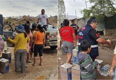 Nasca: trasladan ayuda a los damnificados del huaico en Tierras Blancas
