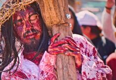 Huancayo: Dolor del vía crucis de Jesús se vivió en 5 distritos