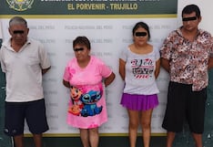 Cae clan familiar investigado por vender drogas en Trujillo