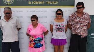 Cae clan familiar investigado por vender drogas en Trujillo
