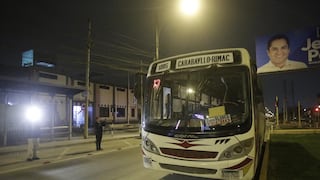 Comas: Conductor de empresa Santa Cruz se salva de morir tras ataque armado