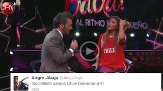 Angie Jibaja celebró gol de Chile