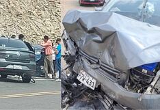 Palpa: cinco heridos tras brutal accidente de tránsito en carretera de Rio Grande