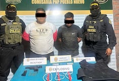 Chincha: caen “los terribles de pampa de ñoco” con tres cartuchos de dinamita