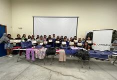 Nasca: Orygen impulsa el desarrollo a través de taller de confección con materiales reciclados