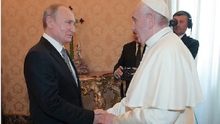 Papa Francisco se reunió con Vladimir Putin en el Vaticano 