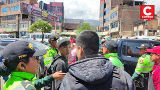 Extranjeros agreden a vigilante del mercado Modelo en Huancayo