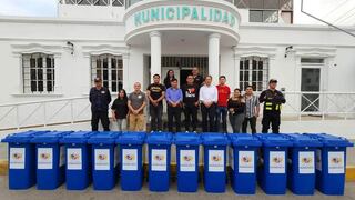 La Libertad: Empresarios donan 12 contenedores para basura a la Municipalidad de Huanchaco 