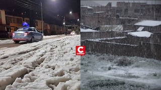 Senamhi alerta nieve, granizo y lluvias intensas en la sierra sur del Perú hasta el 27 de diciembre