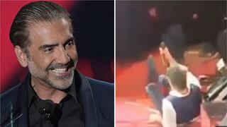 Alejandro Fernández pasó vergonzoso momento al caer al suelo durante concierto (VIDEO)