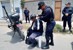 Camioneta choca a un sereno que patrullaba calles de Trujillo en su motocicleta
