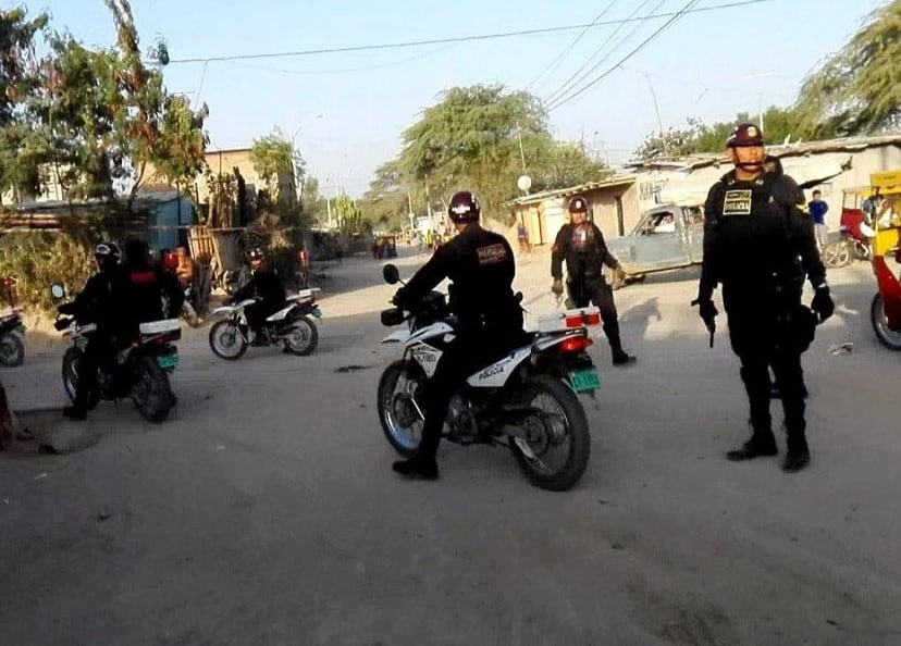 Policía los detuvo en el sector oeste de la ciudad de Sullana