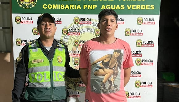 Un colombiano fue denunciado por presuntamente extorsionar a un comerciante, y fue atrapado por agentes policiales de la comisaría de Aguas Verdes