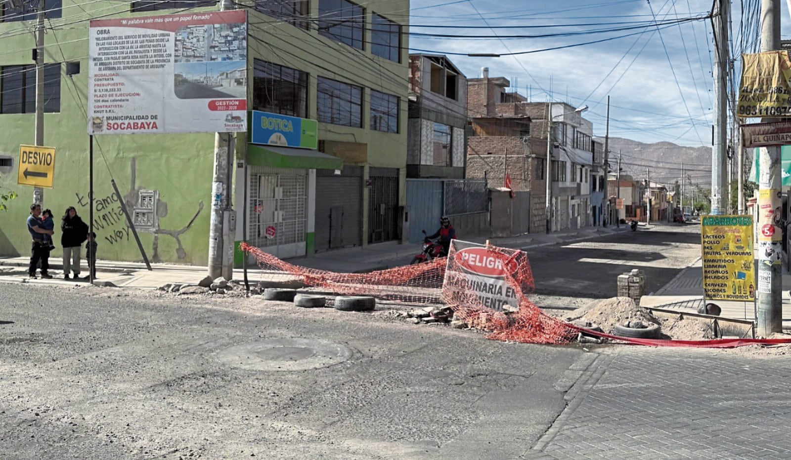 El proyecto vial en Socabaya tiene observaciones, según Contraloría.