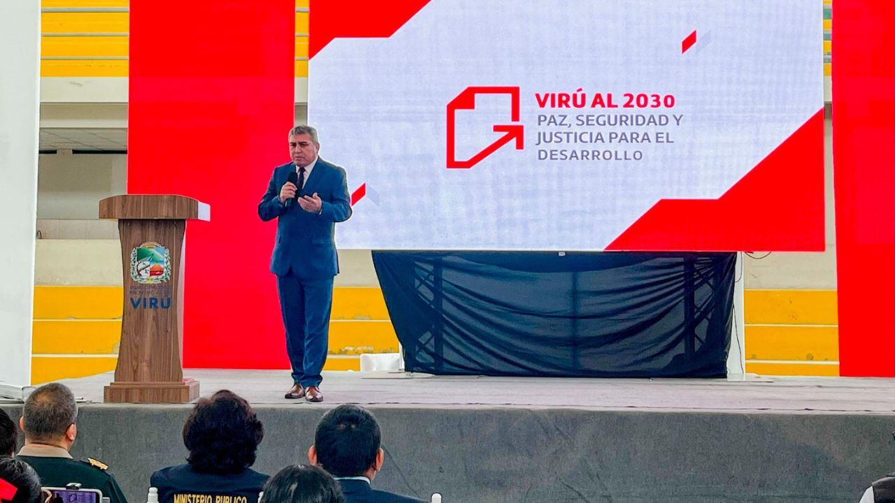 Autoridades participaron del segundo Foro Virú al 2030 Paz, Seguridad y Justicia para el Desarrollo en medio de crecientes estadísticas de inseguridad ciudadana.