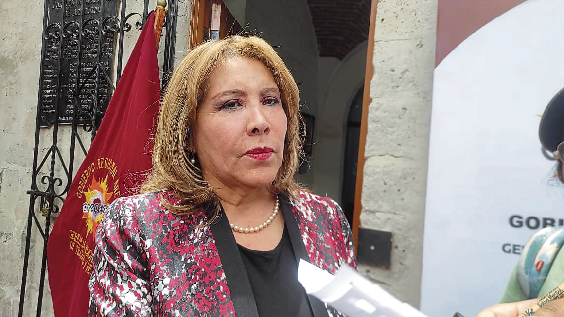 Catherine Rodríguez, gerente regional de Trabajo del Gobierno Regional de Arequipa. Foto: GEC.