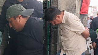 Huancayo: detienen a dos presuntos integrantes de banda que dopaba y robaba a pasajeros de falsos taxis
