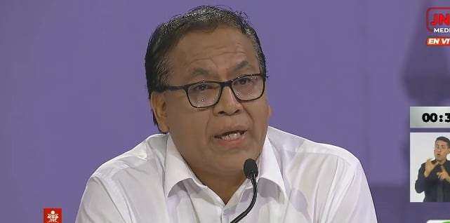 Roberto Sánchez sobre fortalecimiento del estado democrático. Foto: Captura de pantalla.