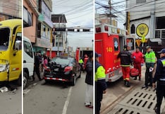 Arequipa: Choque múltiple en Cayma deja 12 heridos (VIDEO)