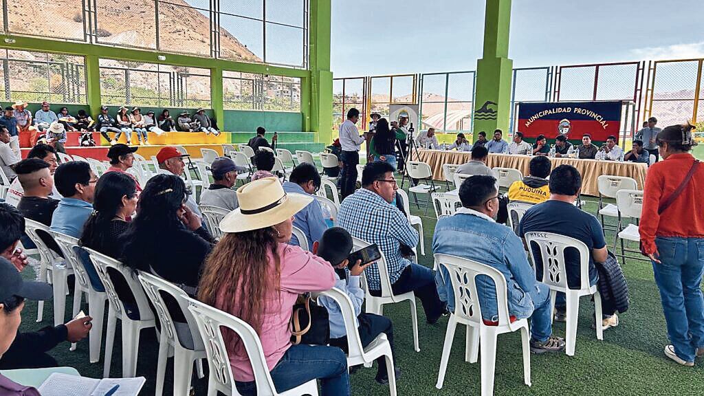 Pobladores de la provincia General Sánchez Cerro. Foto: difusión.