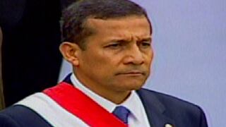 Ollanta Humala llega con retraso a la avenida Brasil