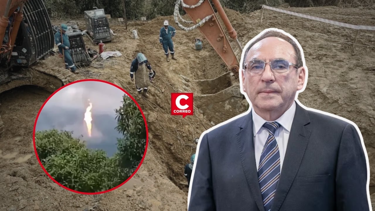 Minem: Ministro Alfaro apunta a falla humana en fuga de gasoducto Camisea Cusco y descarta atentado. Composición: Diario Correo.