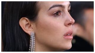 ​Georgina Rodríguez se emocionó hasta las lágrimas con el hat-trick de Cristiano Ronaldo (VIDEO)