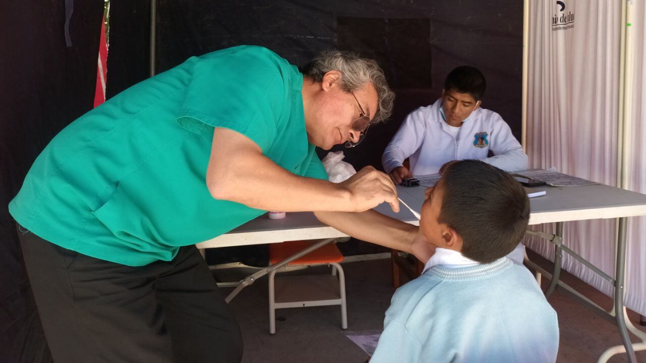 Promovido por la Red de Salud de Santiago de Chuco y la Unidad de Gestión Educativa Local (UGEL), en la campaña “Volvamos al Cole”.