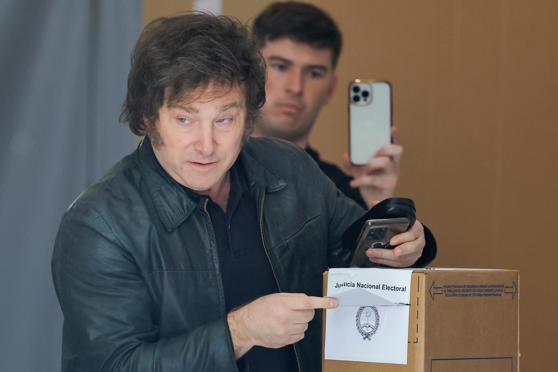 Javier Milei, nuevo presidente de Argentina. (EFE/ Juan Ignacio Roncoroni).