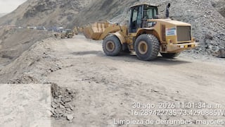 Arequipa: Tránsito restringido en la Panamericana Sur tras nuevo derrumbe en Quebrada Honda