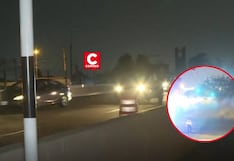 Nuevo accidente en la Vía Expresa Sur dejó dos heridos tras choque entre motocicleta y ciclista
