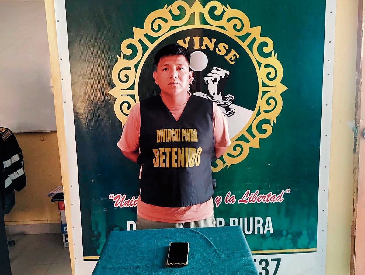 Piura: Envían al penal a miembro de la “Nueva Generación”