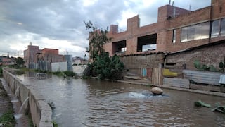 Proyecto de drenaje pluvial en El Tambo queda en riesgo por falta de presupuesto