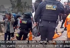 Independencia: Trabajador de limpieza resulta herido tras explosión en la avenida Túpac Amaru
