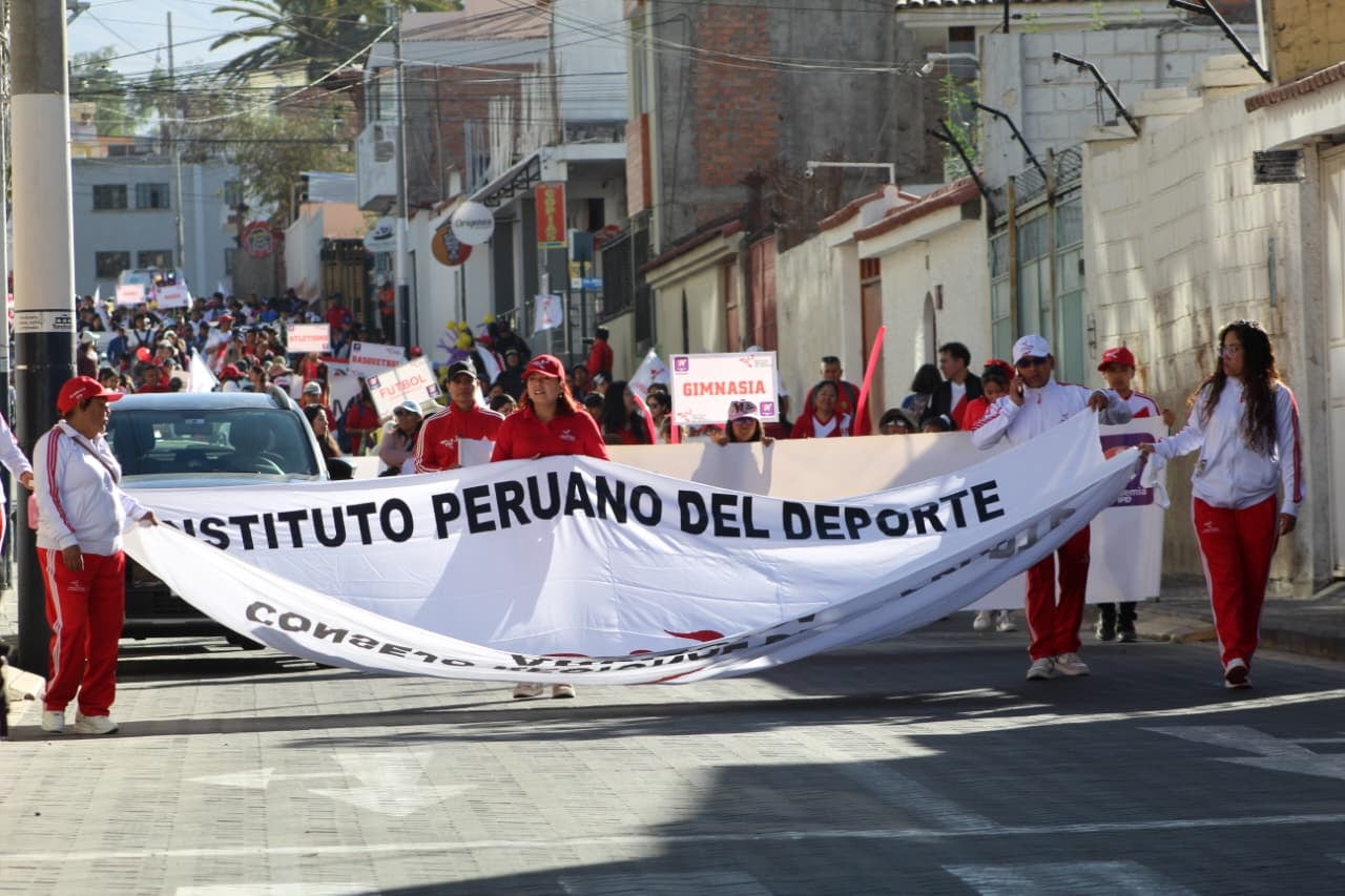 Caminata por el 45.° Aniversario del Instituto Peruano del Deporte (IPD) Arequipa. (Foto: Álvaro Figueroa/@photo.gec)