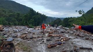 Triste Navidad en Amazonas: una mujer muerta, tres desaparecidos y más de 100 damnificados dejó la caída de un huaico