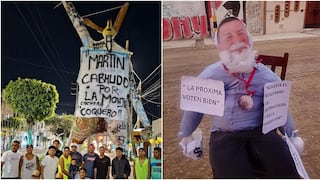 Elaboran muñecos creativos para despedir el Año Nuevo en Pisco