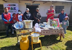 Huánuco: Municipio de Lauricocha entrega cocinas y menajes a instituciones educativas