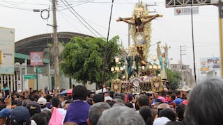 Ica: multitudinaria población acompañó ingreso triunfal del Señor de Luren en su primera procesión