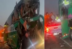 Áncash: Choque de buses interprovinciales deja al menos 22 heridos en Casma